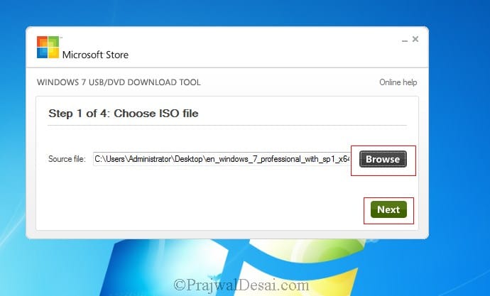Windows 7 usb dvd download tool